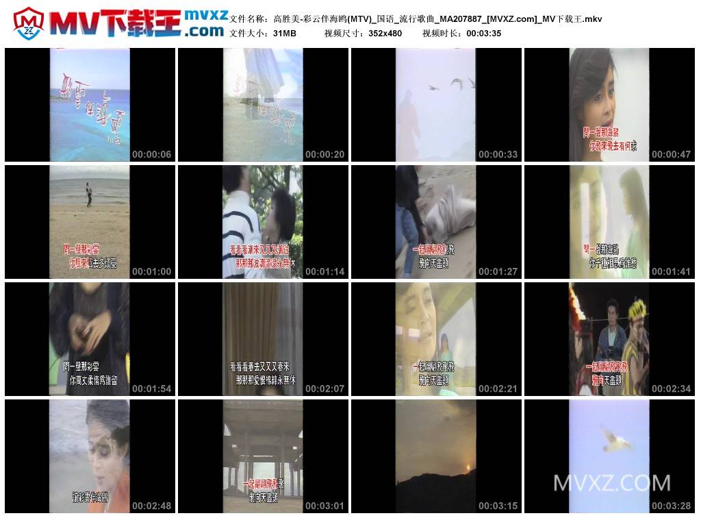 高胜美-彩云伴海鸥(MTV)_国语_流行歌曲_MA207887